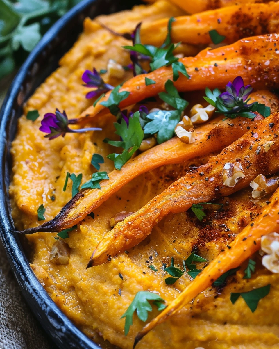 Roasted Carrot and White Bean Dip