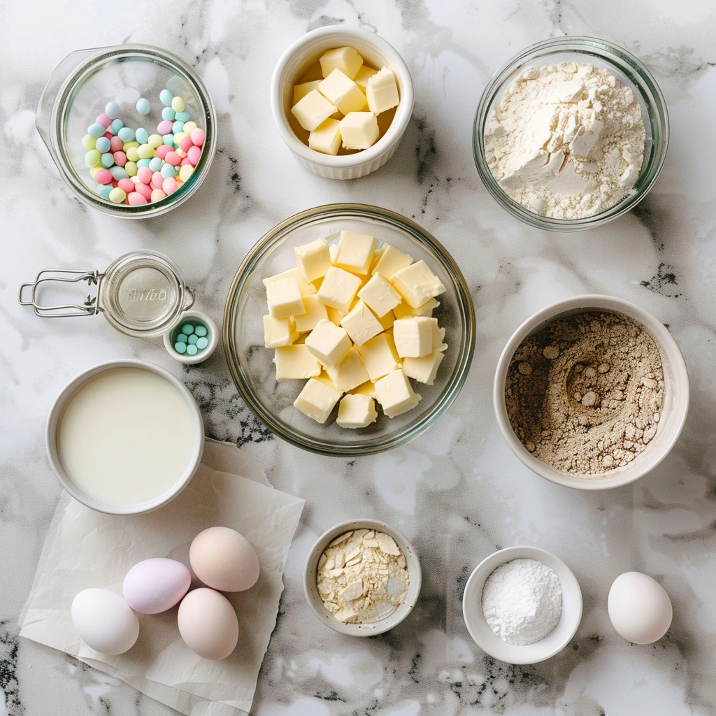 Spring Bunny Cut Out Sugar Cookies Ingredients