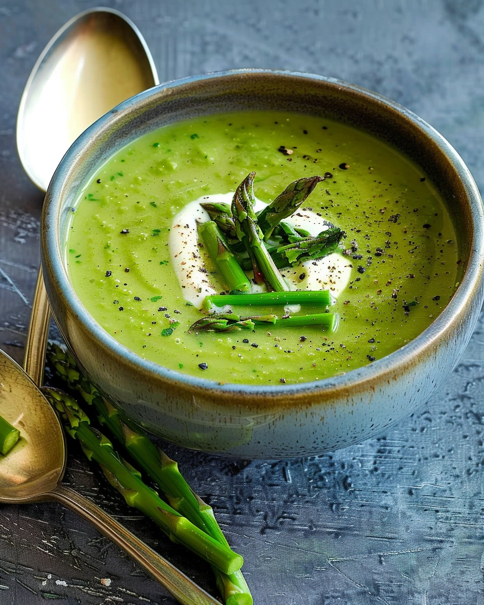 Roasted Asparagus Soup