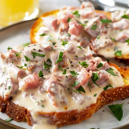 creamed chipped beef on toast