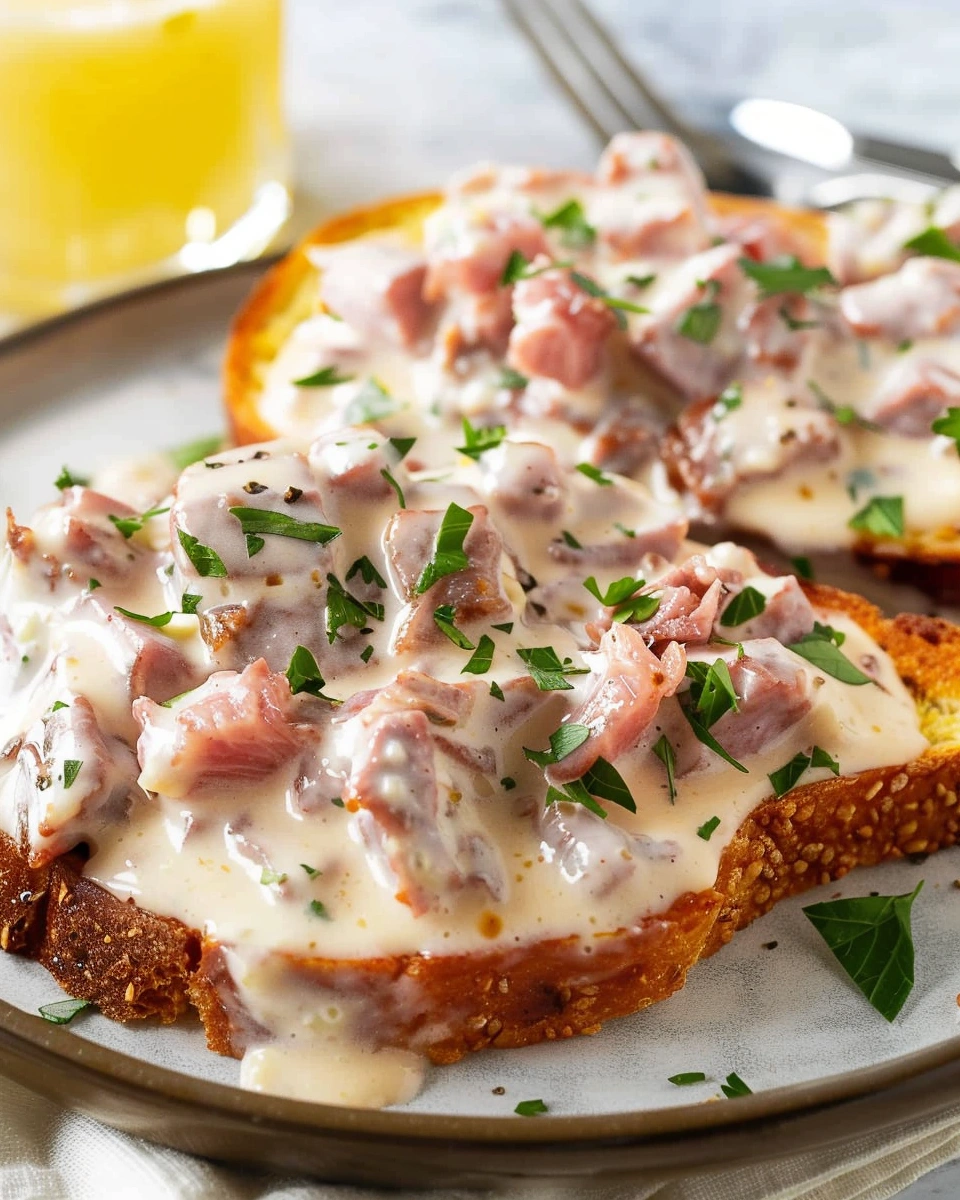 creamed chipped beef on toast