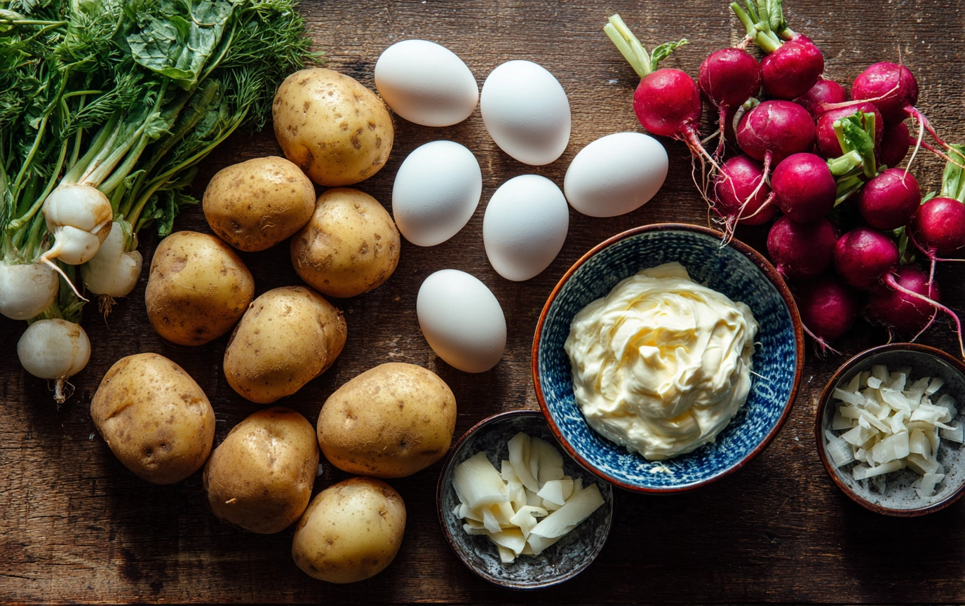 Creamy Potato Salad Recipe Ingredients