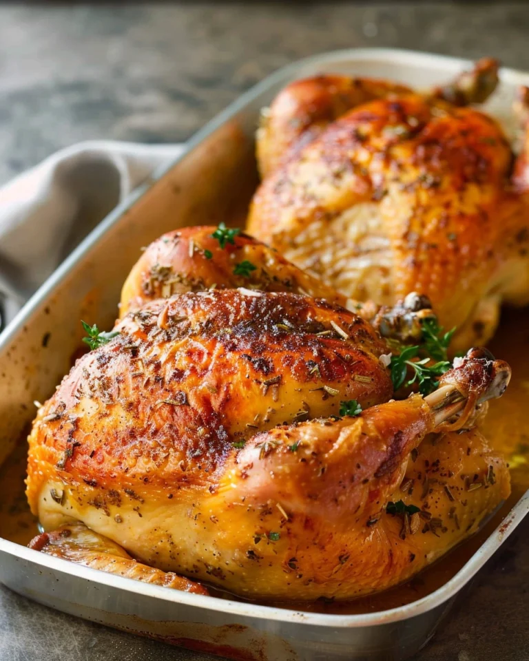 Two Whole Roasted Chickens (and Gravy)