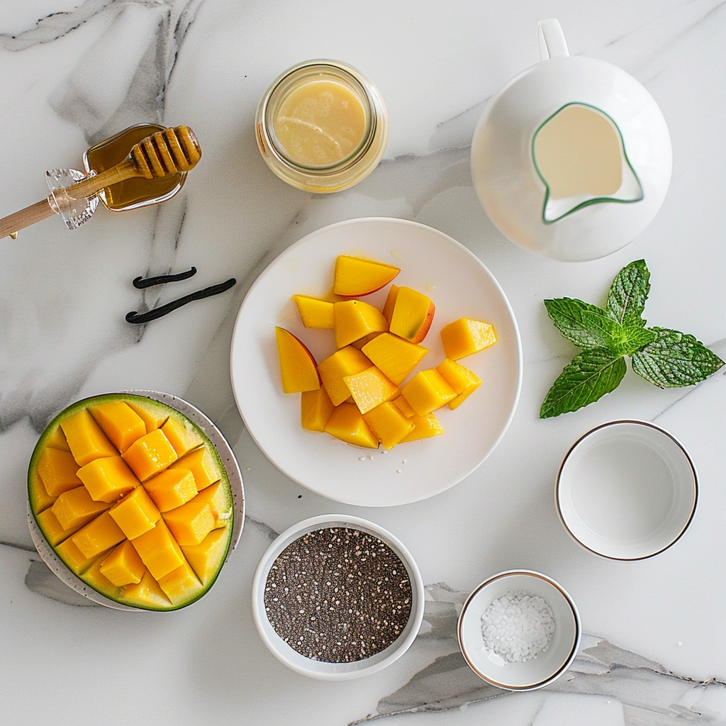 Mango Chia Pudding Ingredients