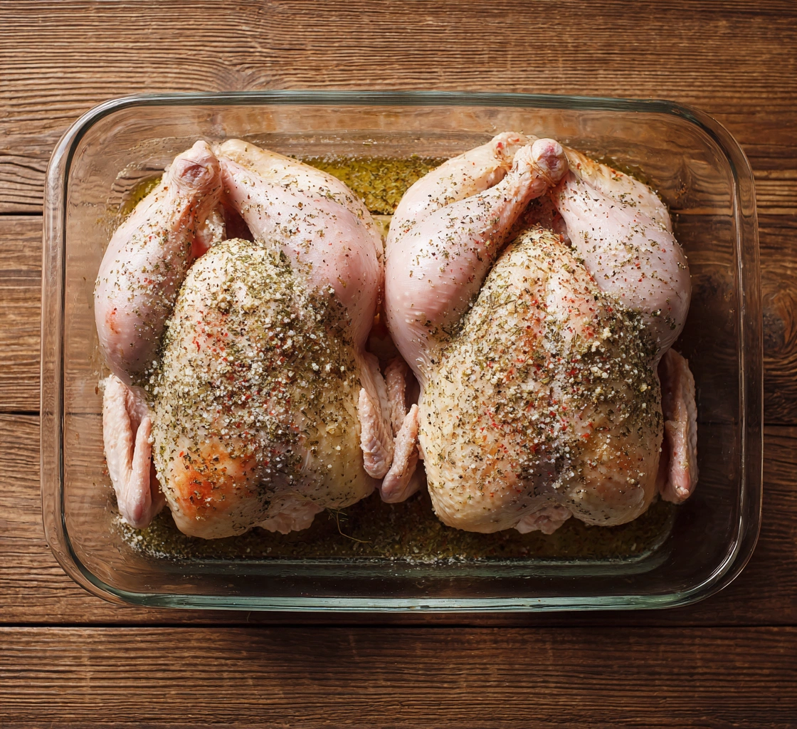 Two Whole Roasted Chickens (and Gravy)