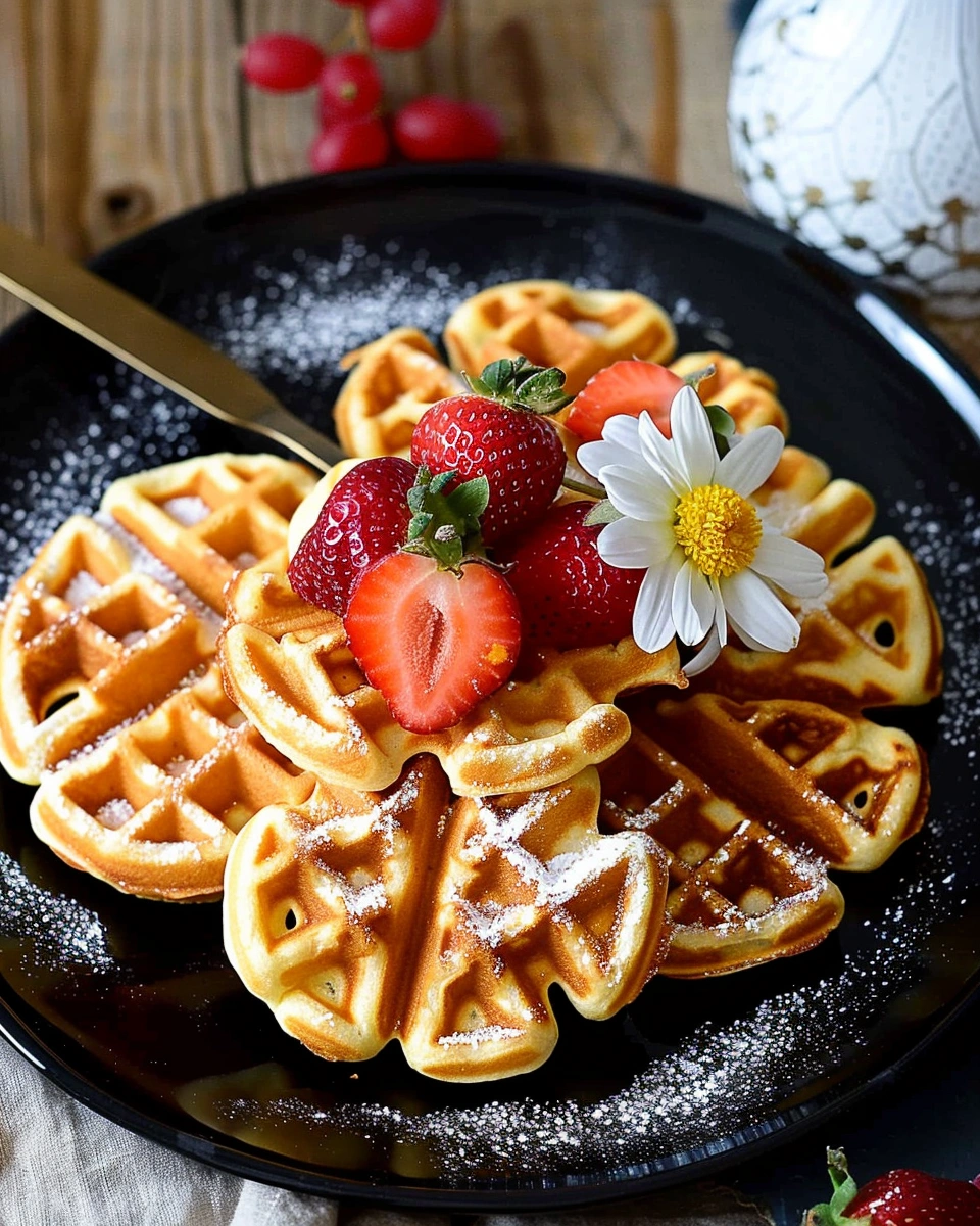 Norwegian Waffles (Heart Shaped Waffles)