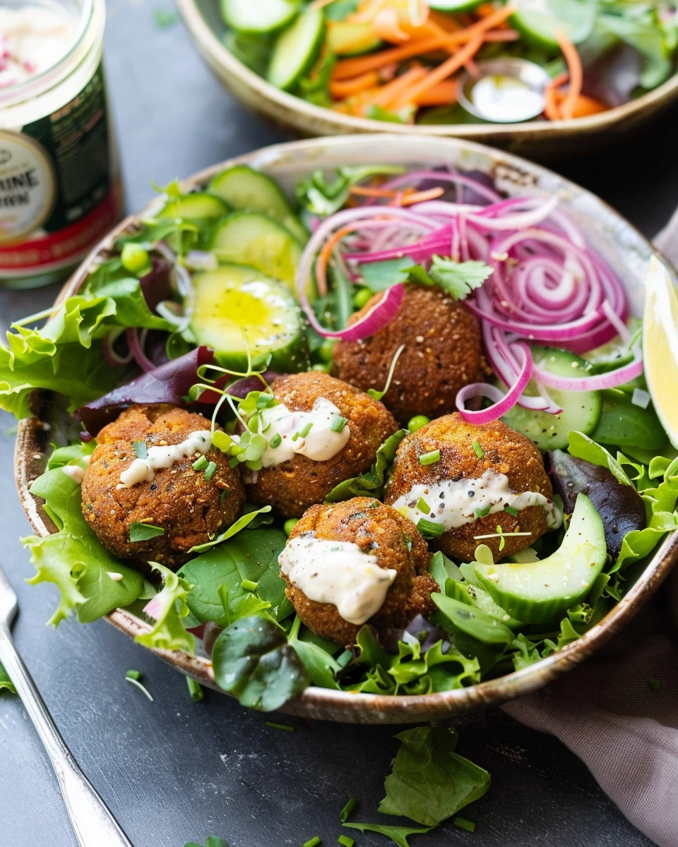Breakfast Falafel Salad