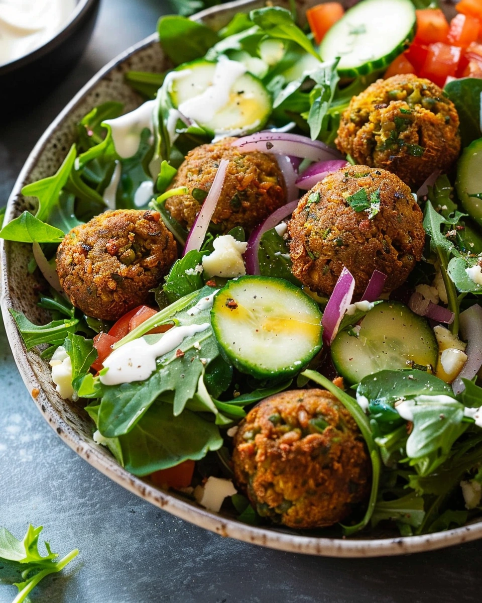 Breakfast Falafel Salad