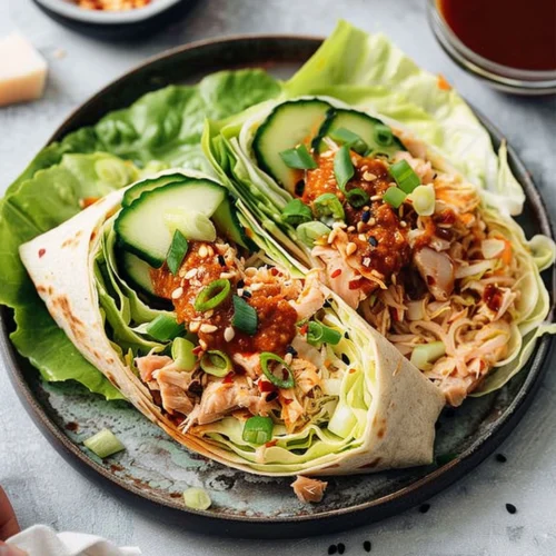 Kimchi Tuna Salad Wrap
