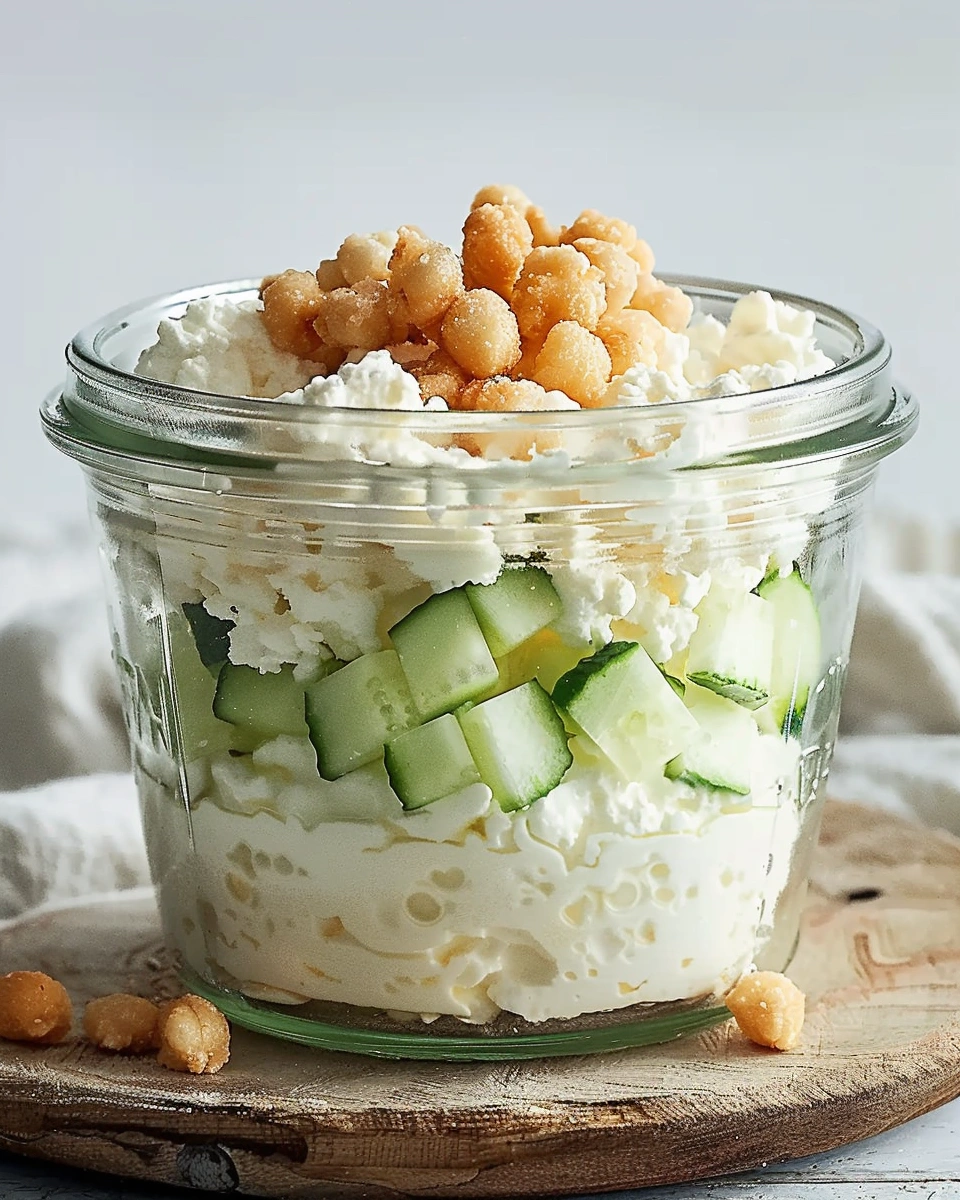 Cottage Cheese Snack Jar