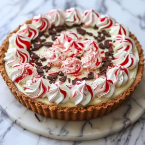 Candy Cane Pie