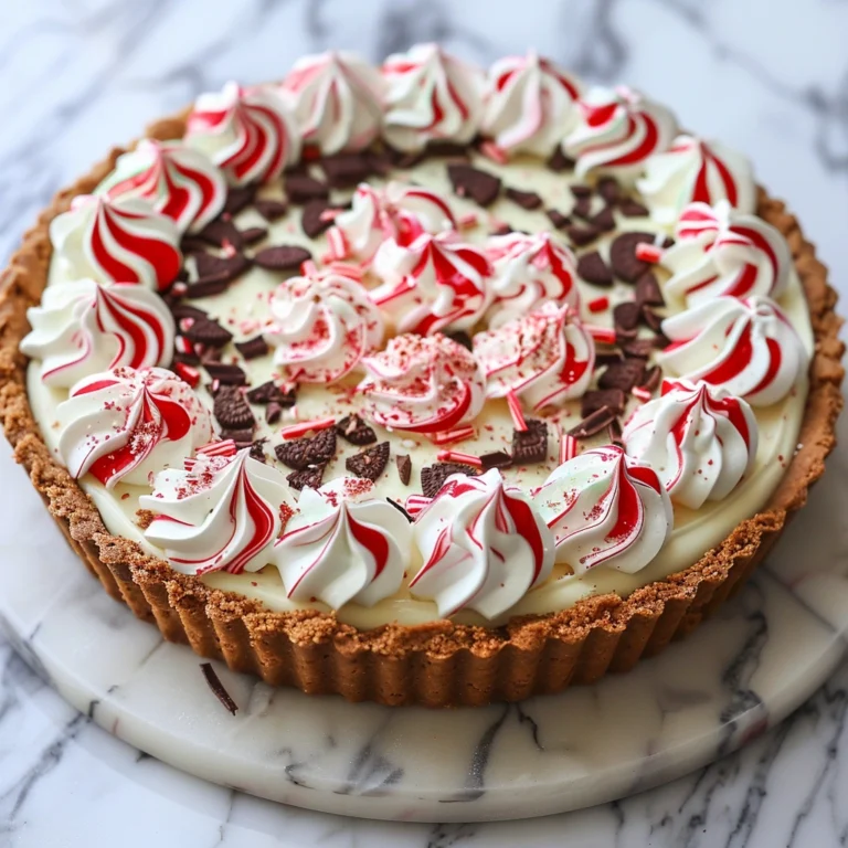 Candy Cane Pie