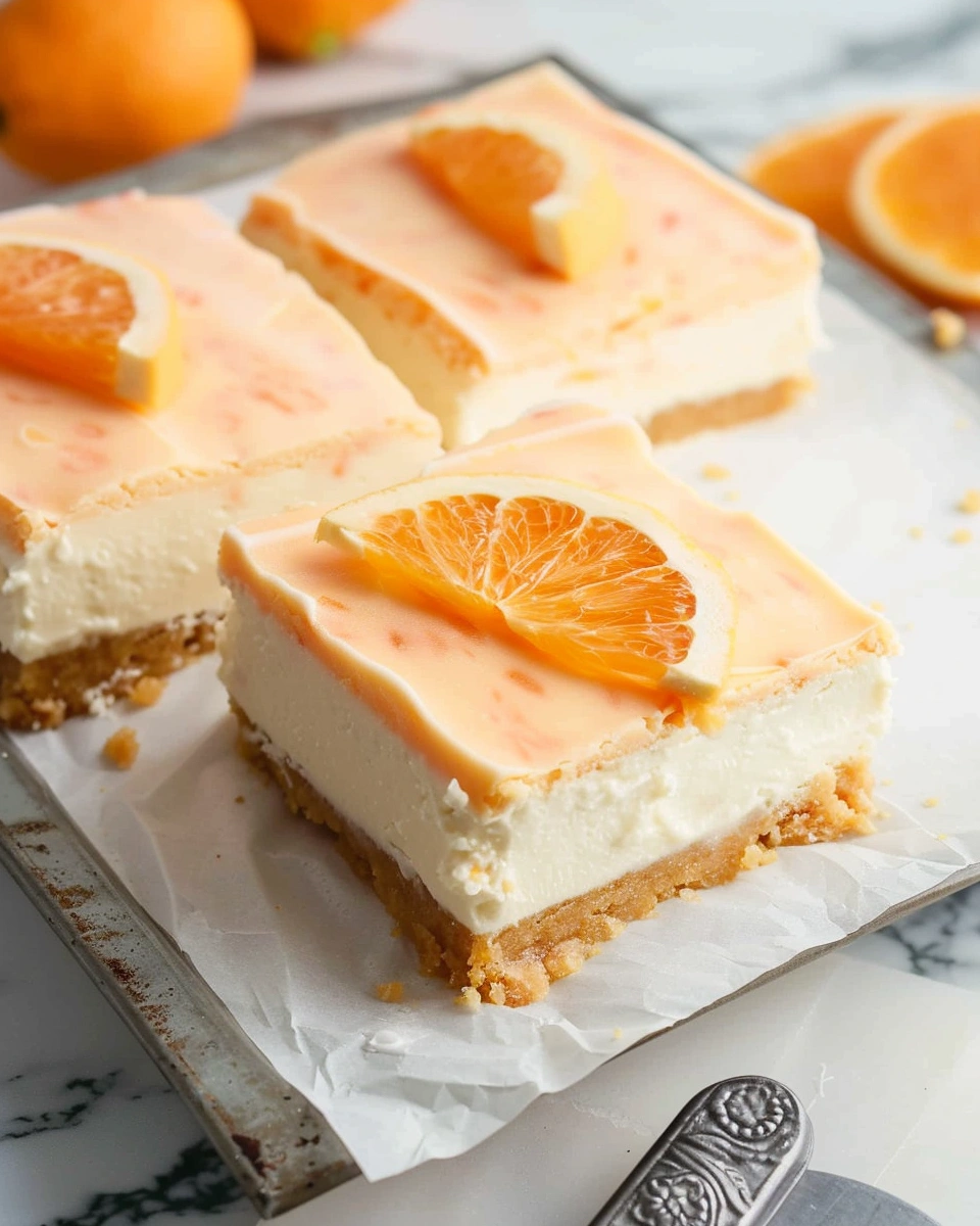 Orange Creamsicle Dream Bars