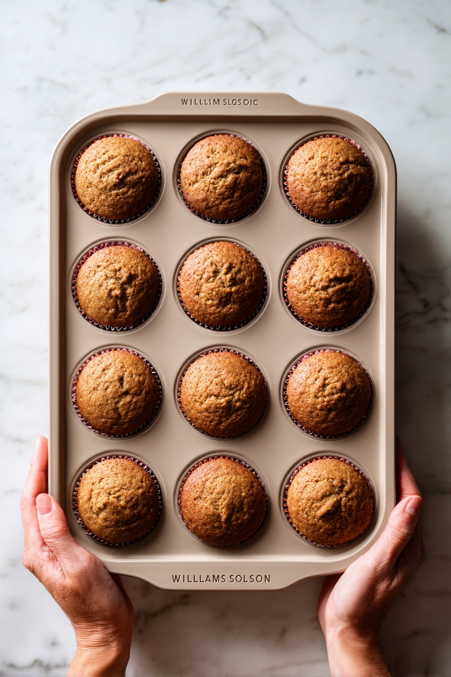 Flourless Peanut Butter Sweet Potato Muffins