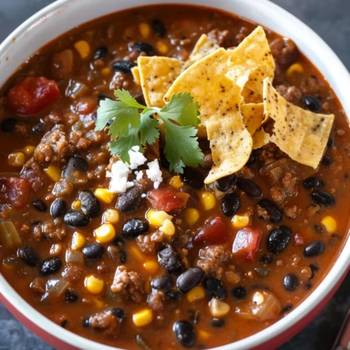 Black Bean Enchilada Soup