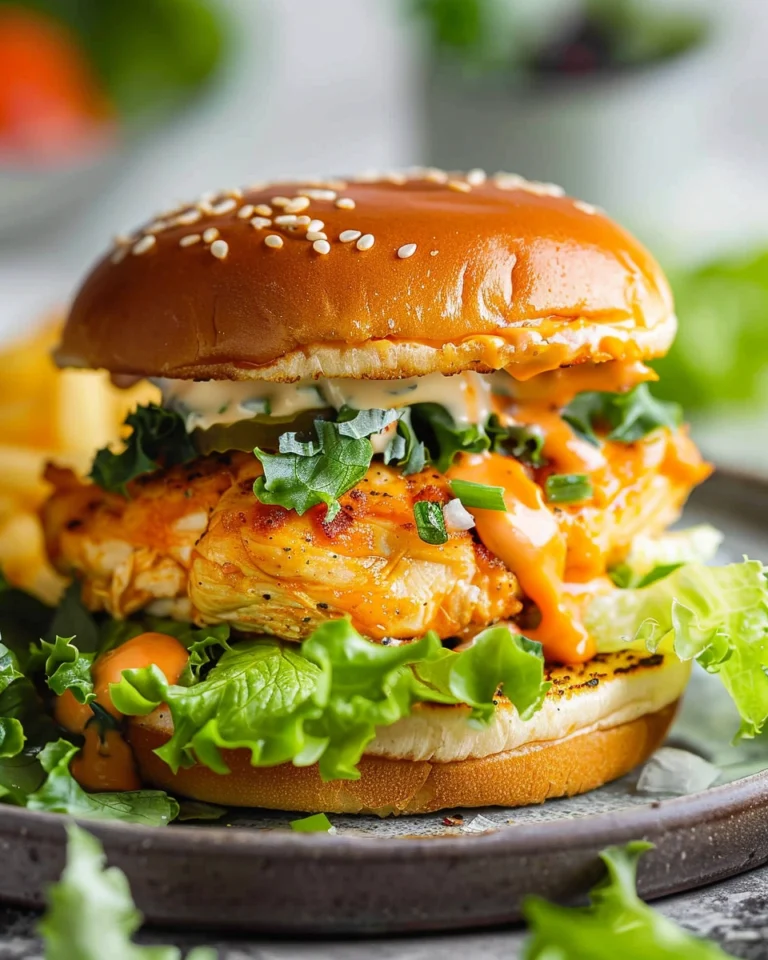 Buffalo Chicken Burgers