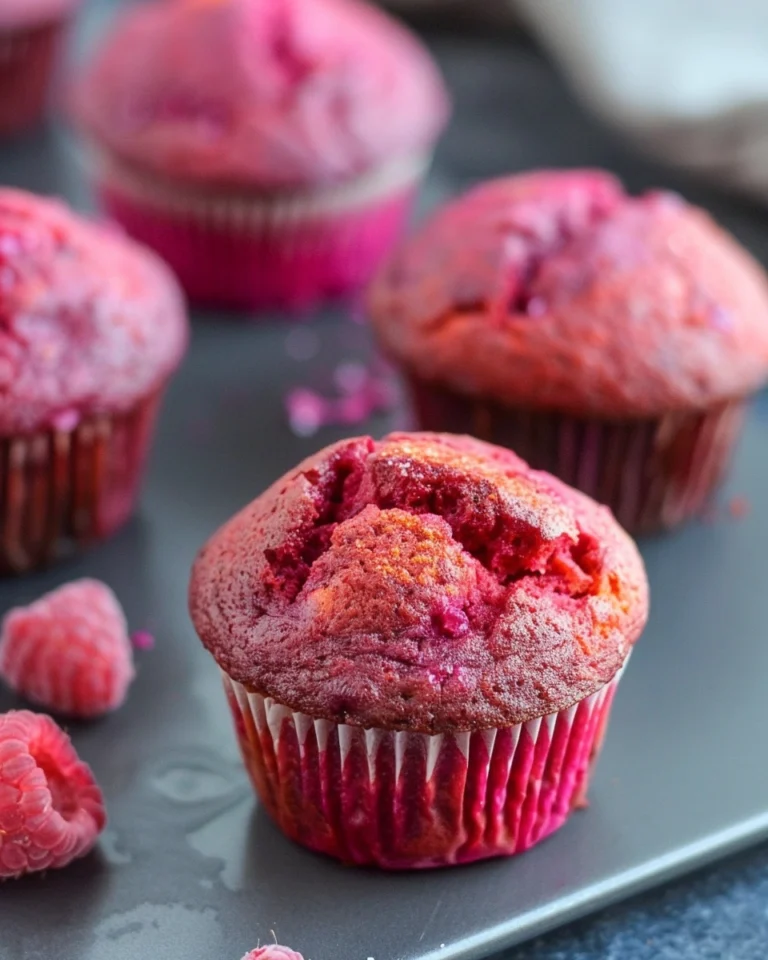 Gluten Free Vanilla Beet Root Muffins