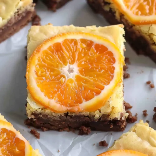 Blonde Orange Brownies