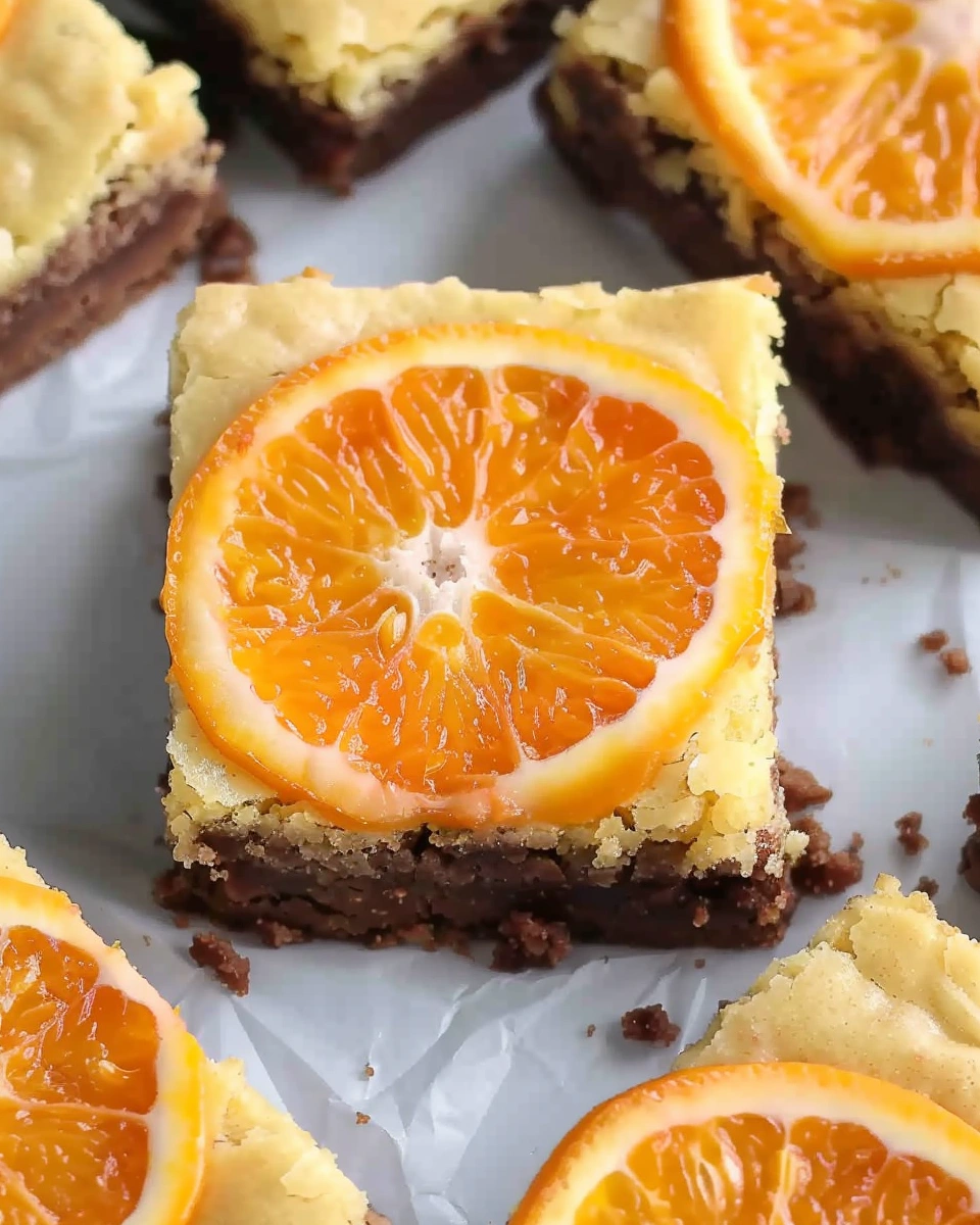 Blonde Orange Brownies