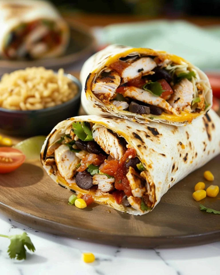 Chipotle Ranch Grilled Chicken Burrito