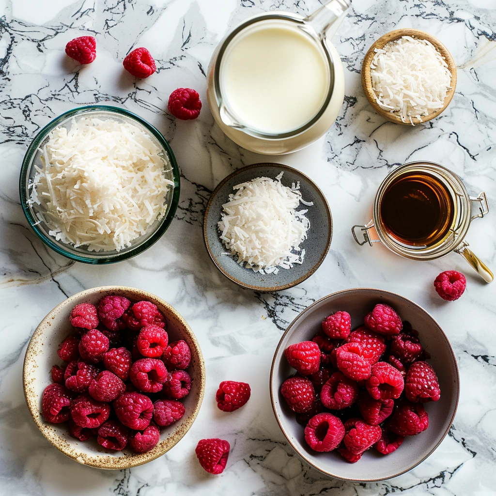 Vegan Raspberry Coconut Fudge