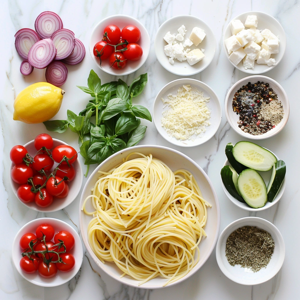 Lemon Capellini Salad