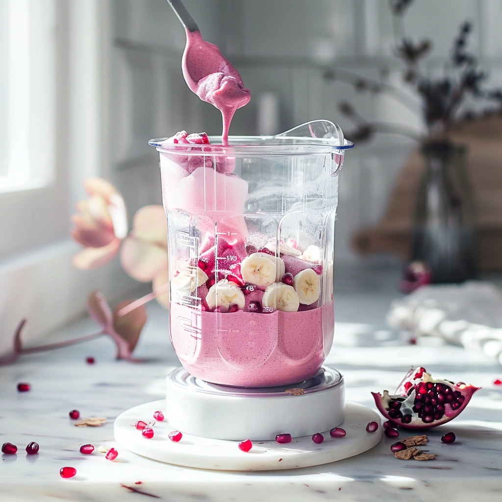 Vegan Pomegranate Nice Cream