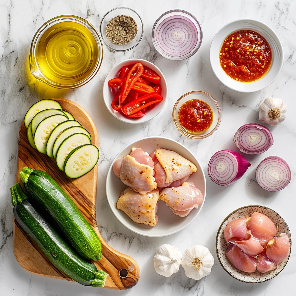 Sweet Chili Roasted Chicken and Vegetables