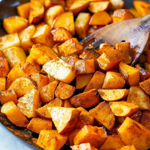 Sweet Potatoes and Apples with Cinnamon & Maple