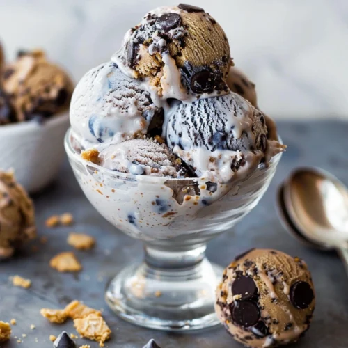 Vegan Cookie Monster Ice Cream