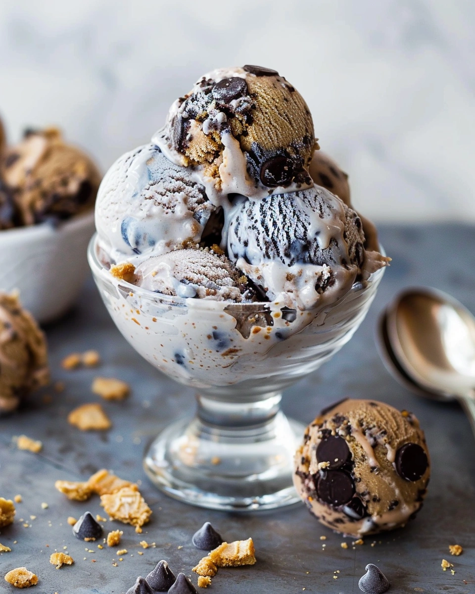 Vegan Cookie Monster Ice Cream
