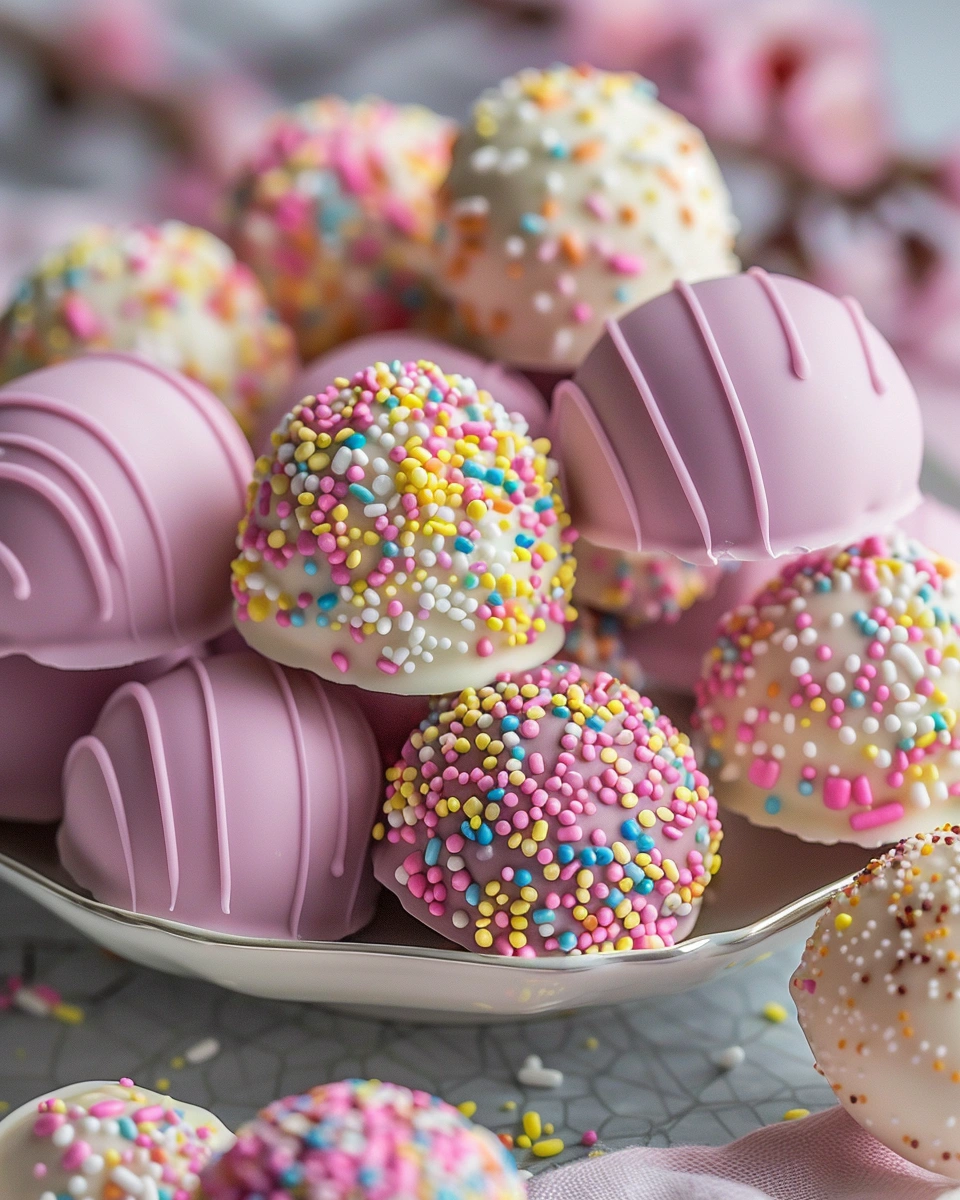 Spring Egg Cookie Dough Truffles