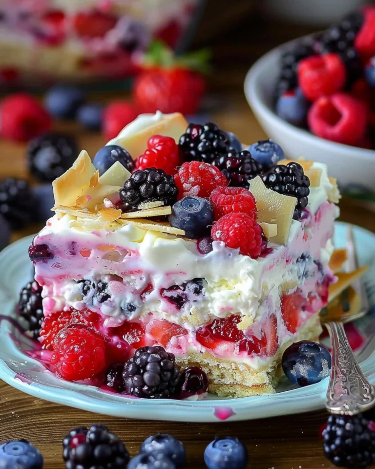 Very Berry Dessert Lasagna