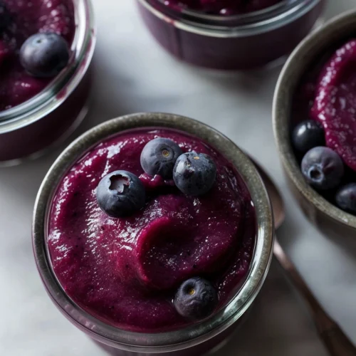 Blueberry Vanilla Applesauce