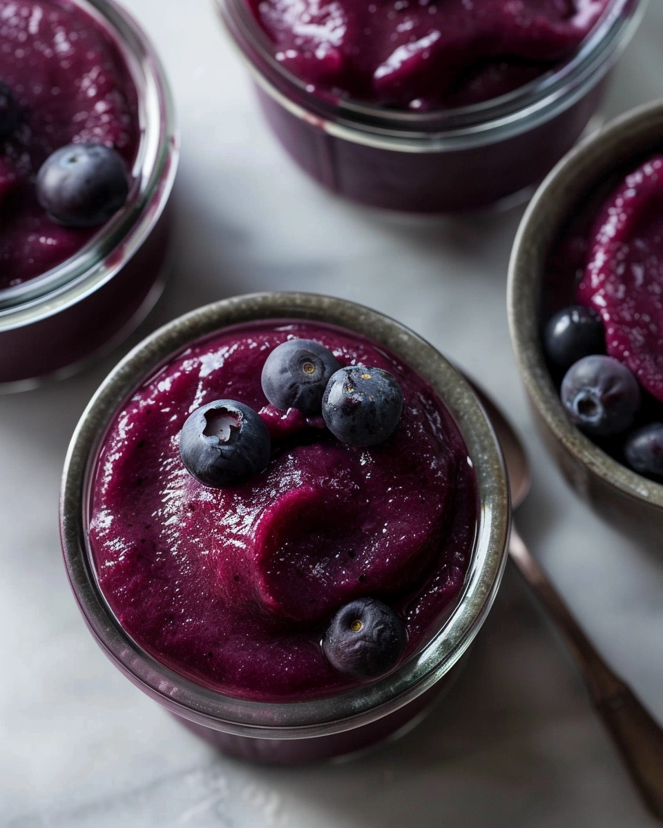 Blueberry Vanilla Applesauce