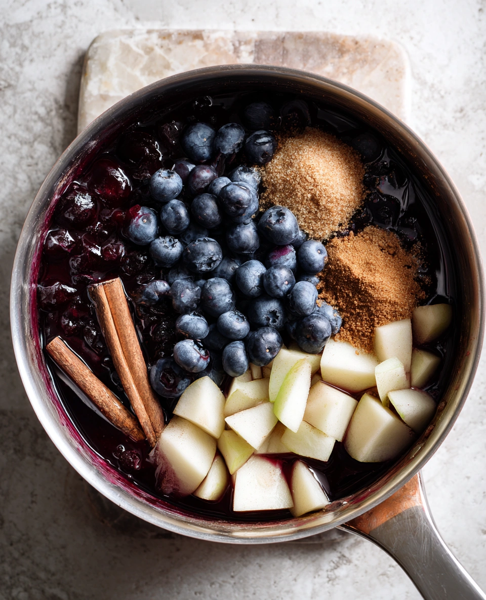 Blueberry Vanilla Applesauce