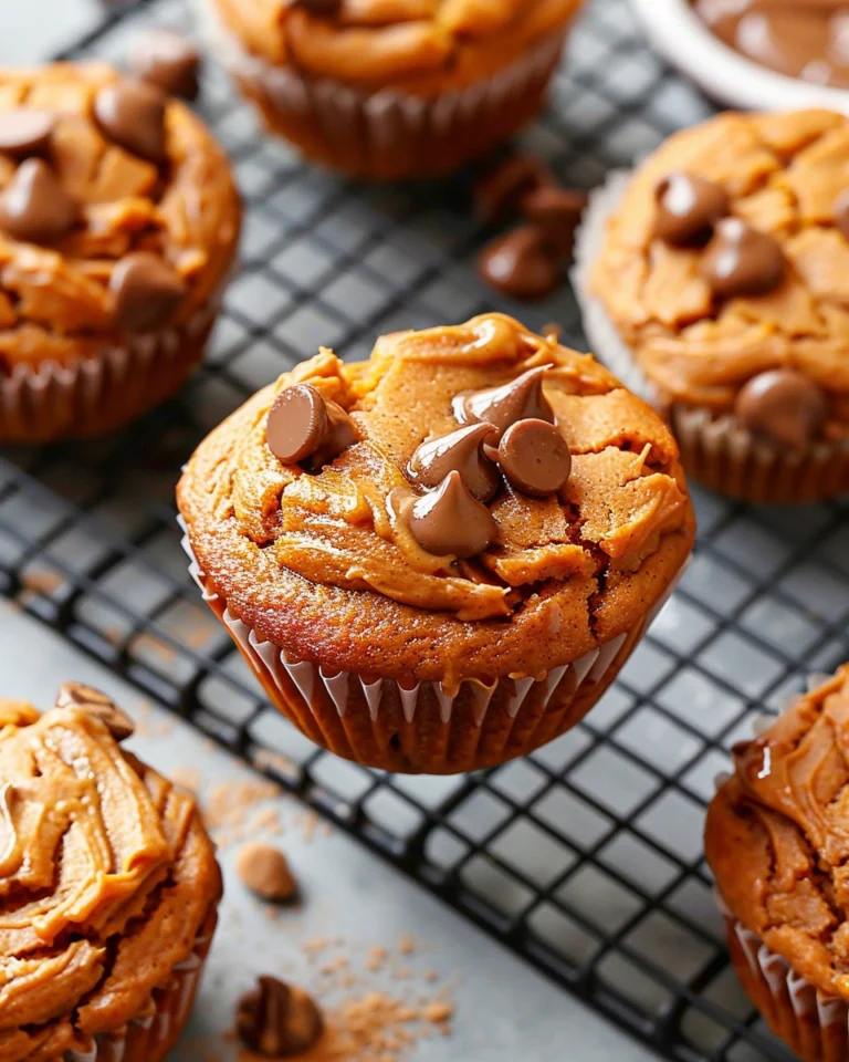 Flourless Peanut Butter Sweet Potato Muffins