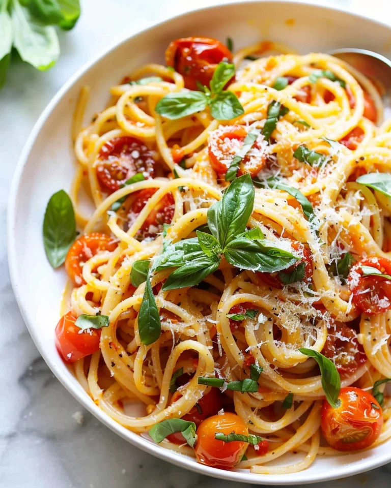 Burst Cherry Tomato Pasta