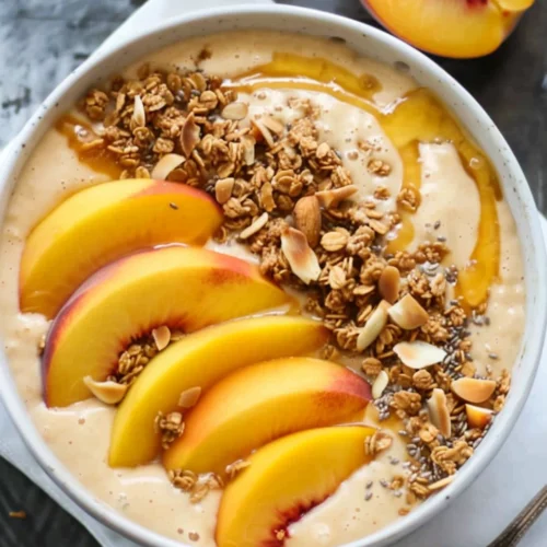 Peach Smoothie Bowl