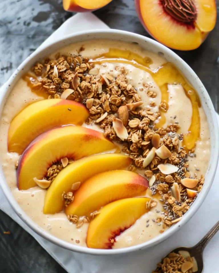 Peach Smoothie Bowl