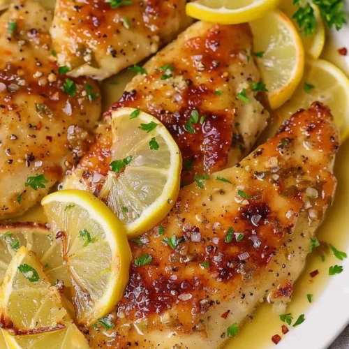 Lemon Chicken Recipe with Lemon Butter Sauce