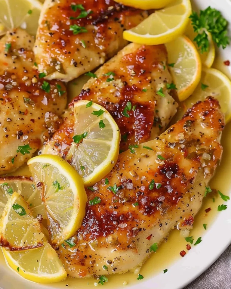 Lemon Chicken Recipe with Lemon Butter Sauce