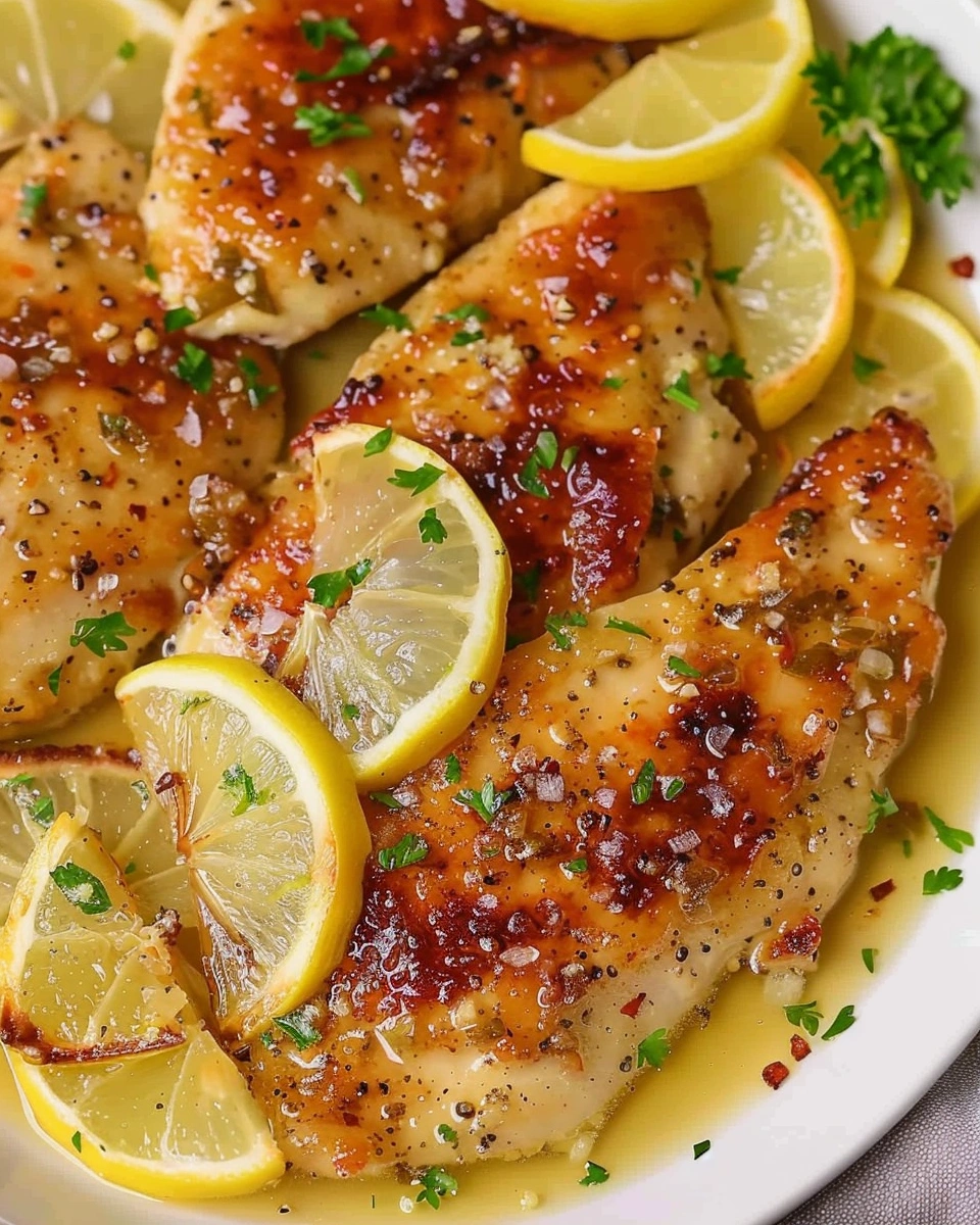 Lemon Chicken Recipe with Lemon Butter Sauce
