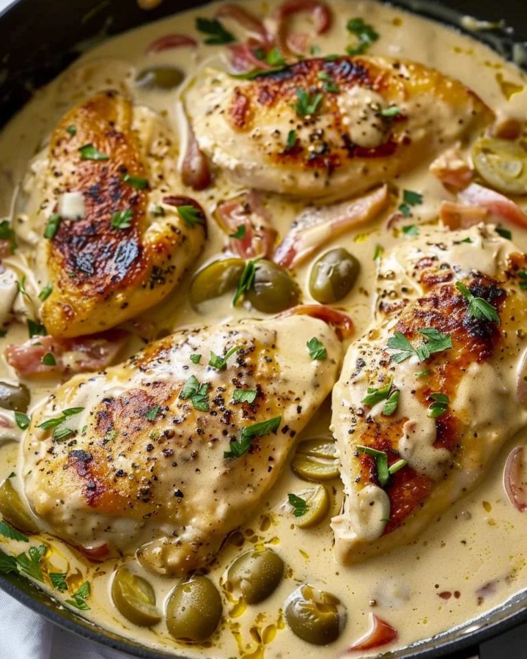 One-Pan Creamy Pepperoncini Chicken