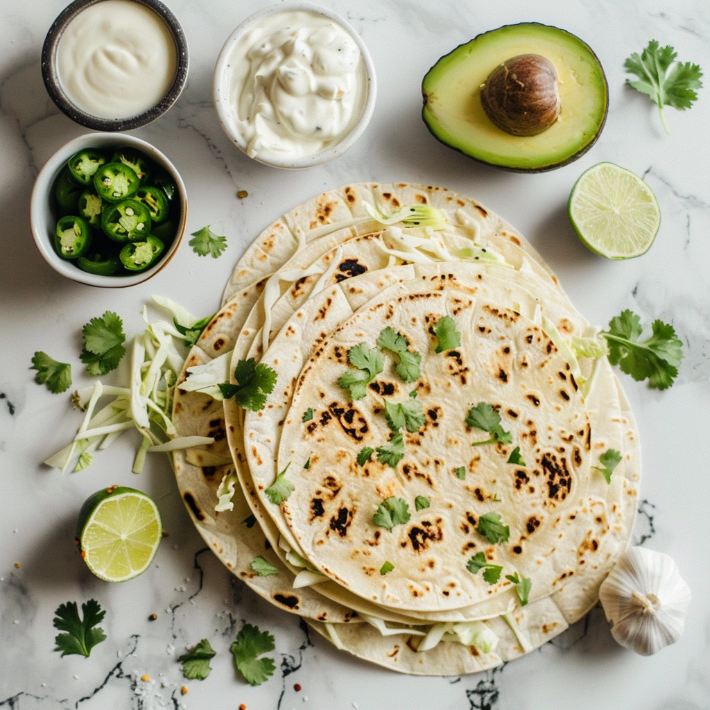 Crispy Vegan Potato Tacos with Jalapeño Cilantro Sauce