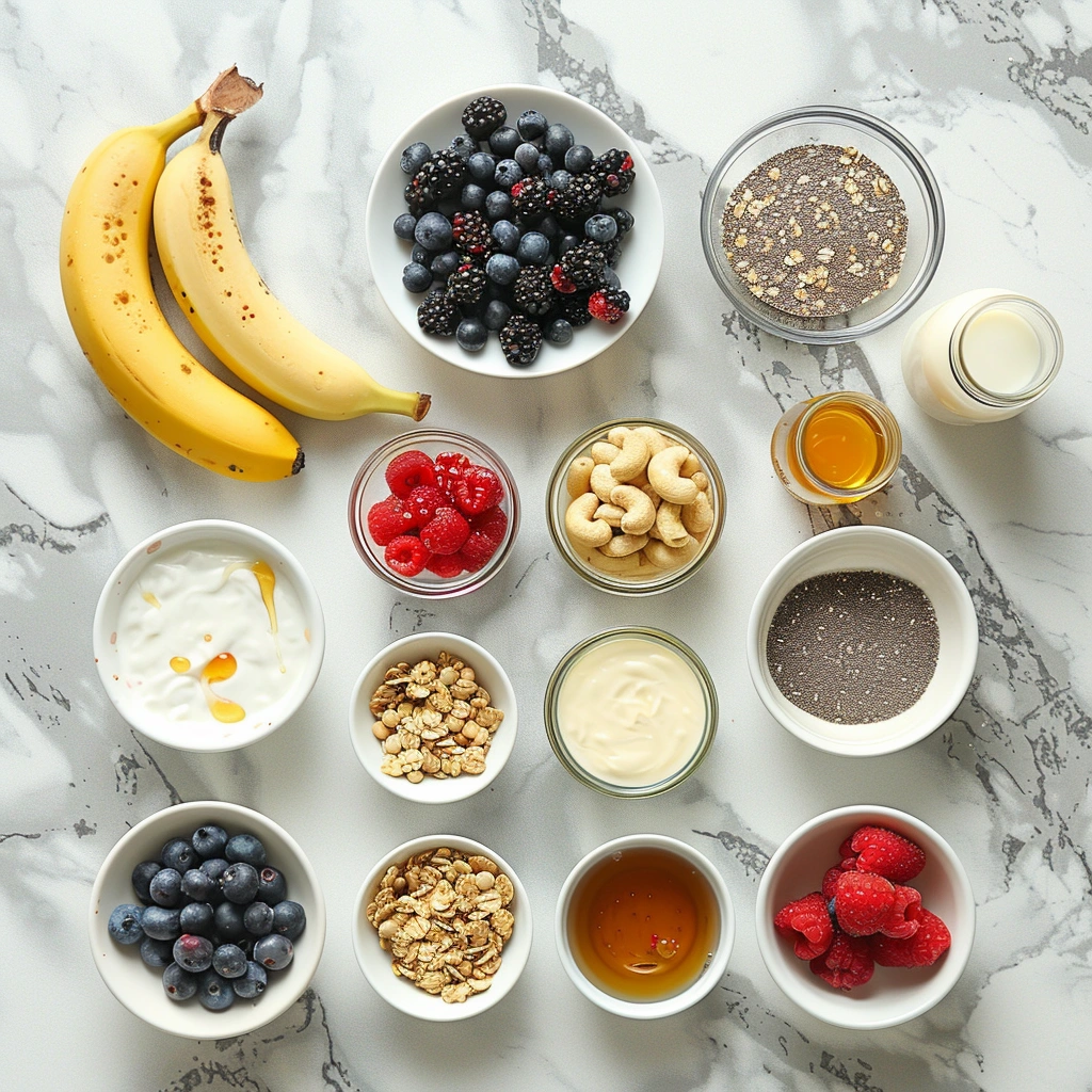 Peanut Butter and Jelly Smoothie Bowl