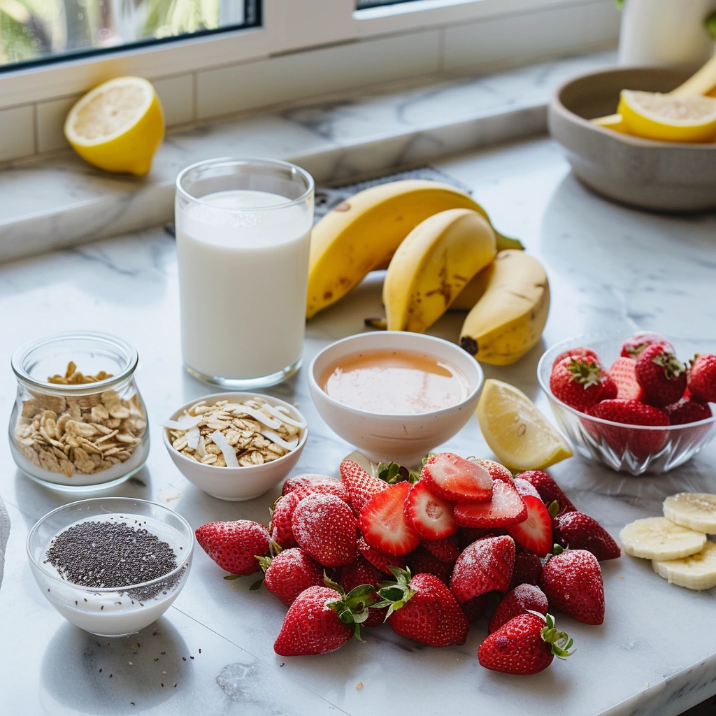 Strawberry Lemonade Smoothie Bowl