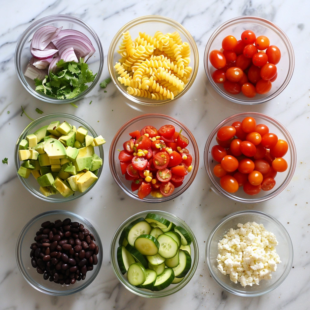 Fresh & Healthy Cilantro Lime Pasta Salad