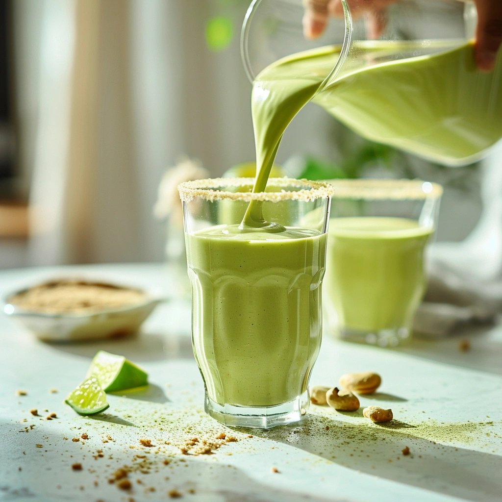 Healthy Key Lime Pie Smoothie