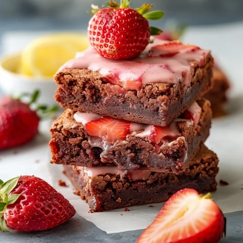 Strawberry Brownies